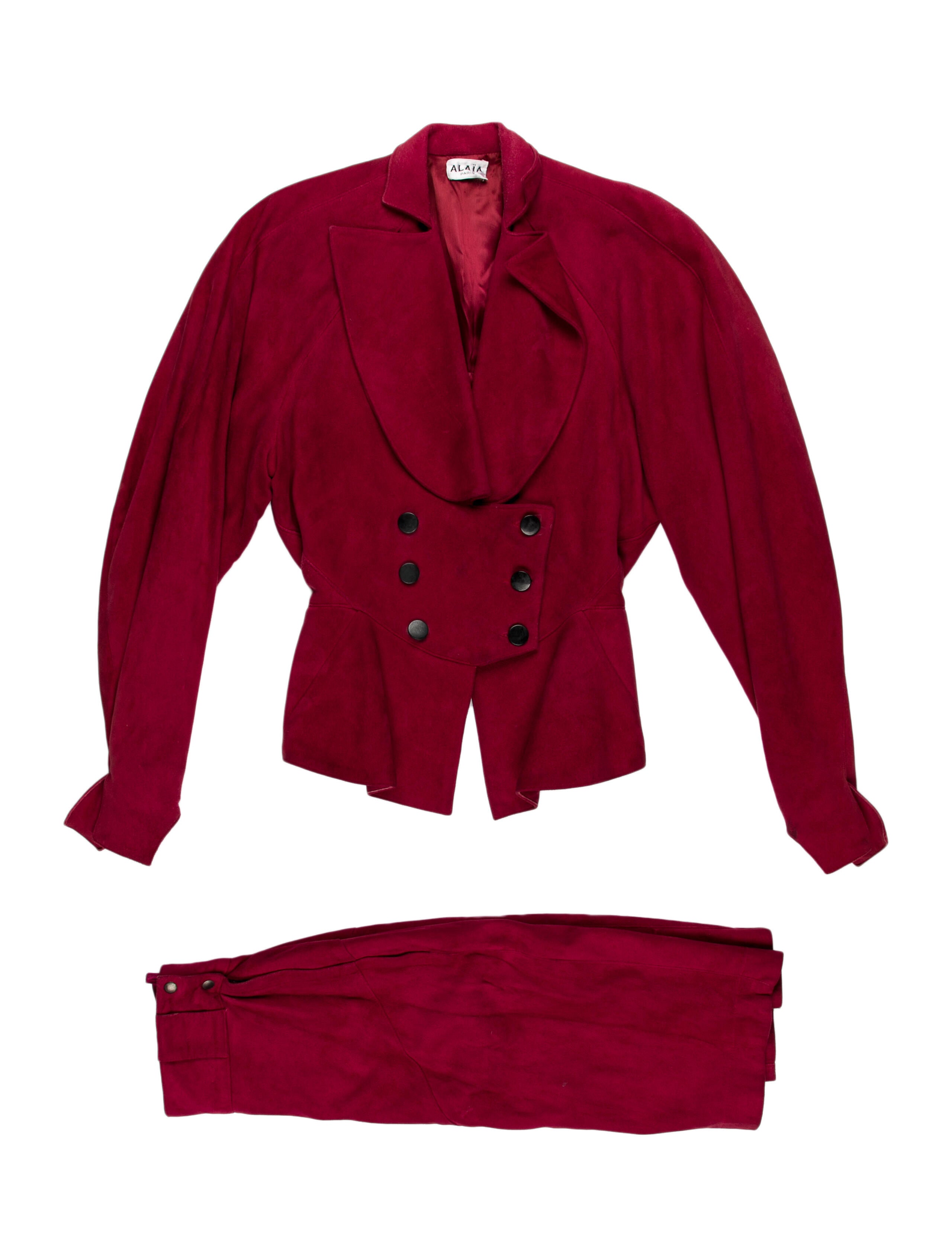 Alaïa Vintage 1985 Skirt Set