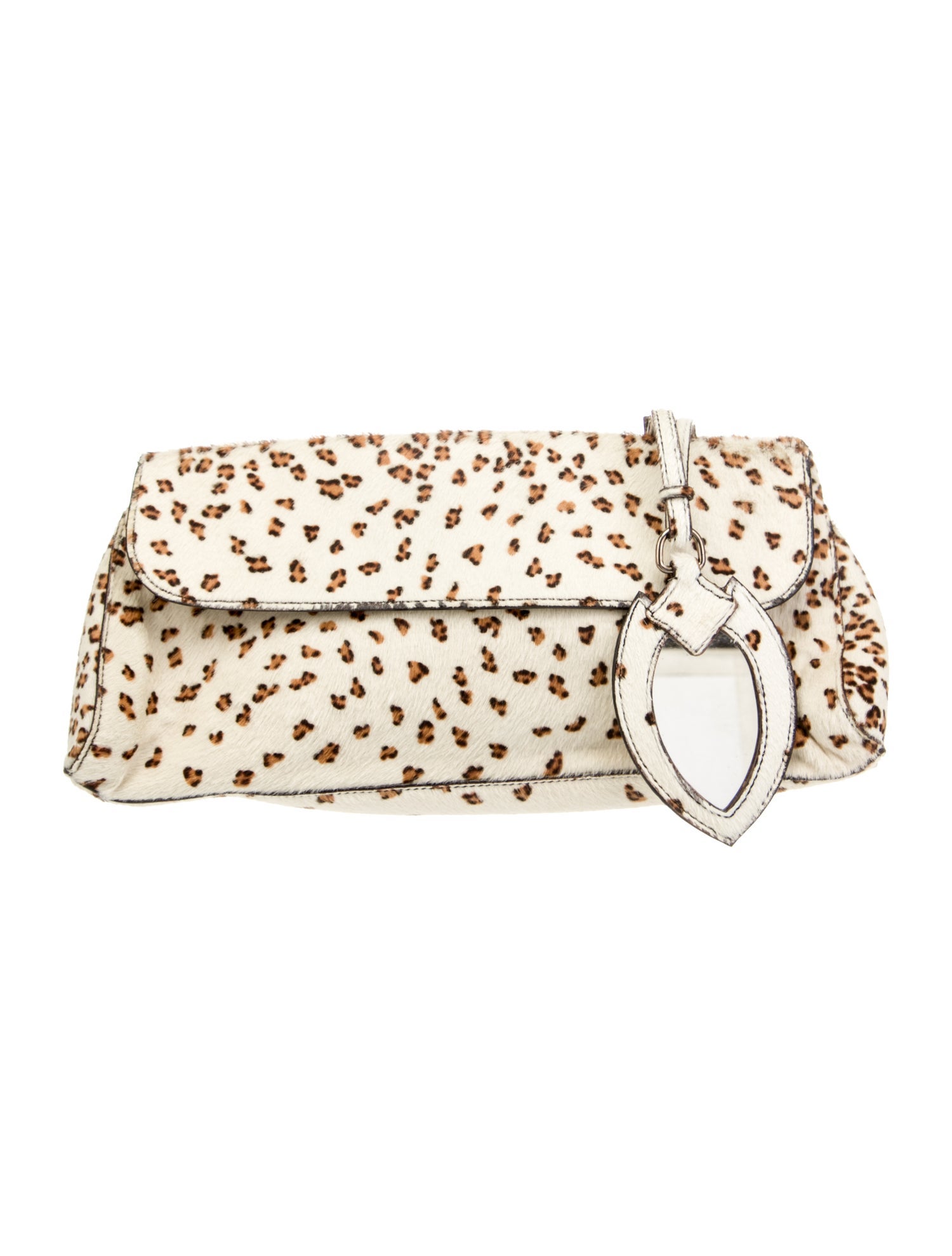 Alaïa PonyHair Clutch Neutrals Clutches, Handbags AL289905 The