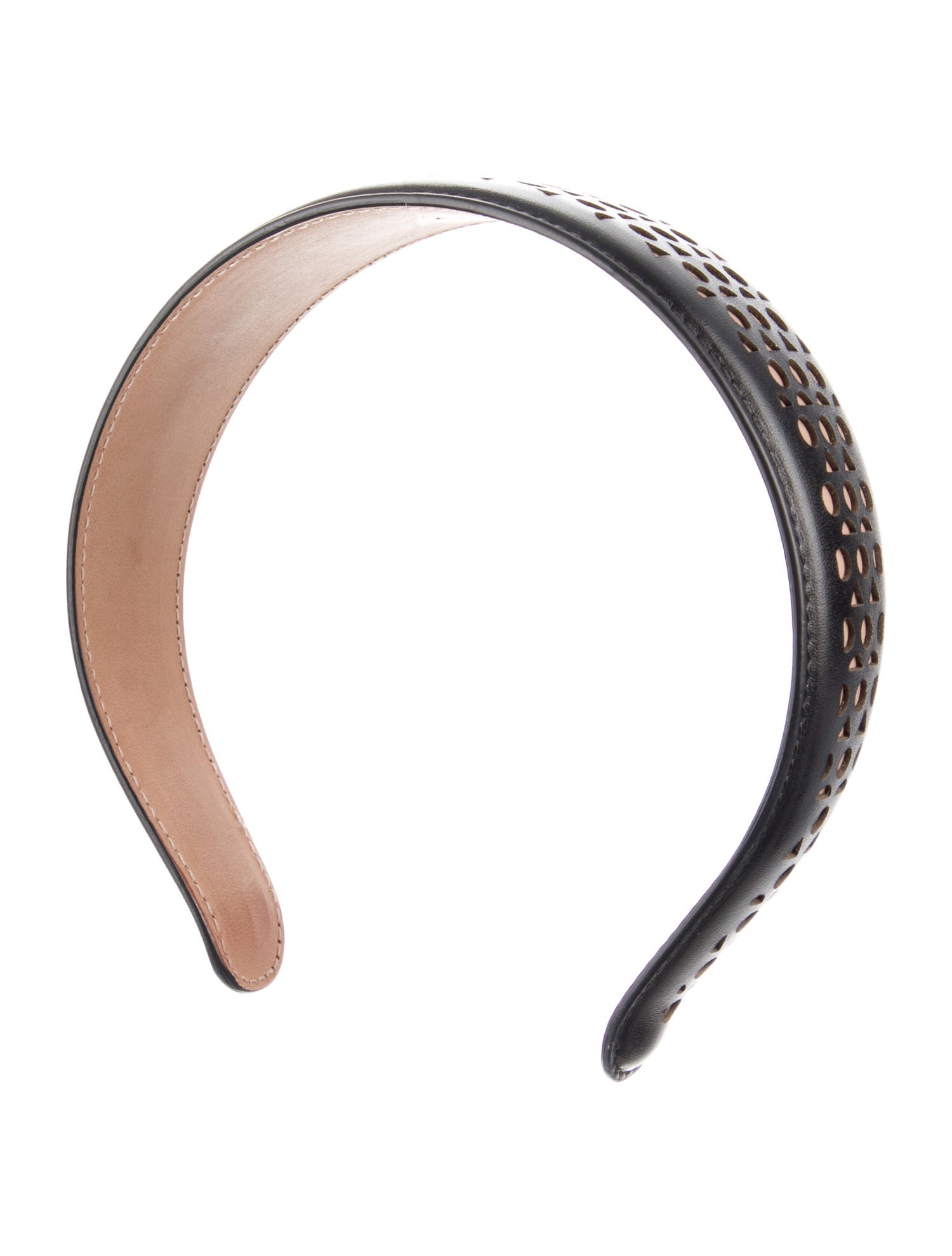 Alaïa Leather Headband w/ Tags - Black Hair Accessories Alaïa Leather Headband w/ Tags - Black Hair Accessories