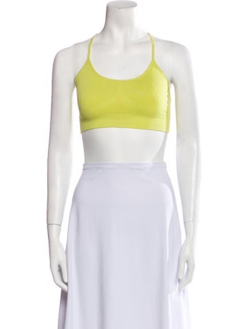 Alaïa Tops Halterneck Sleeveless Crop Top XS