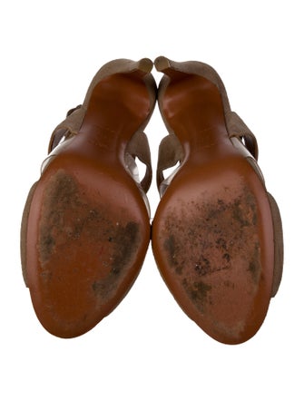 Alaïa Suede Slingback Sandals
