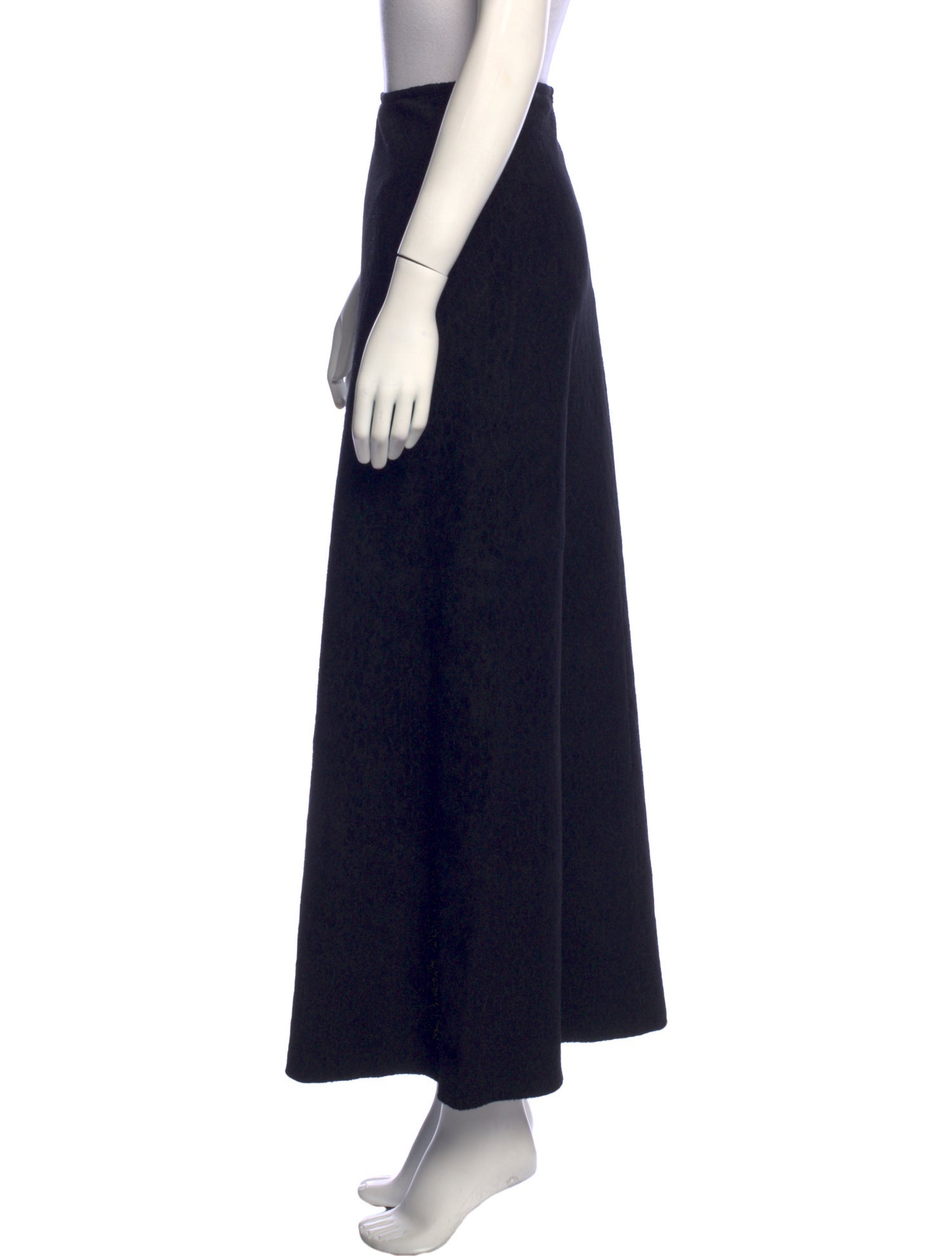 Alaïa Raw-Edge Trim Long Skirt w/ Tags