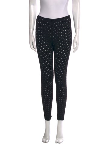Alaïa Pants Polka Dot Print Skinny Leg Us8, Fr40 | M