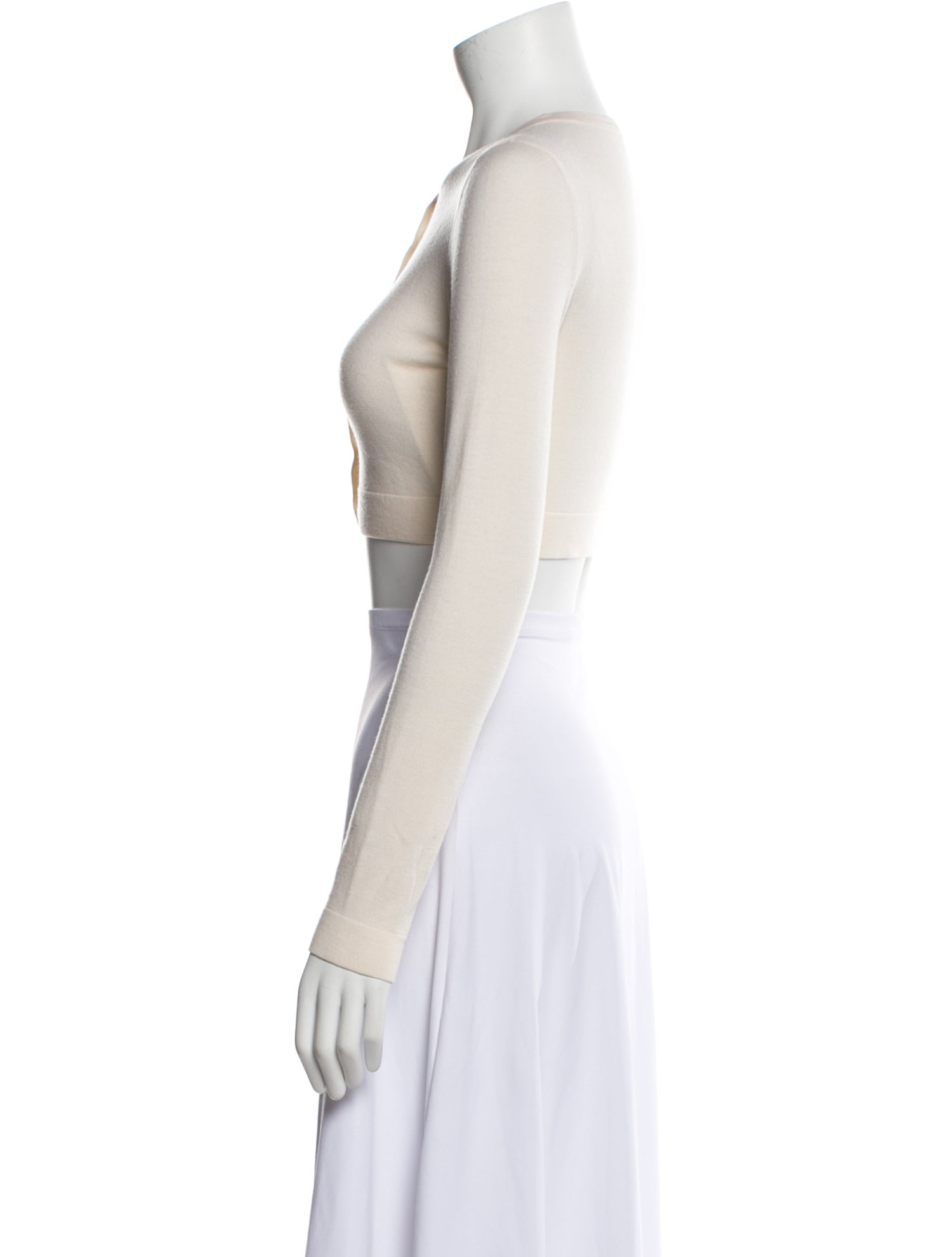 0401~virgin wool asymmetric V-neck sweater