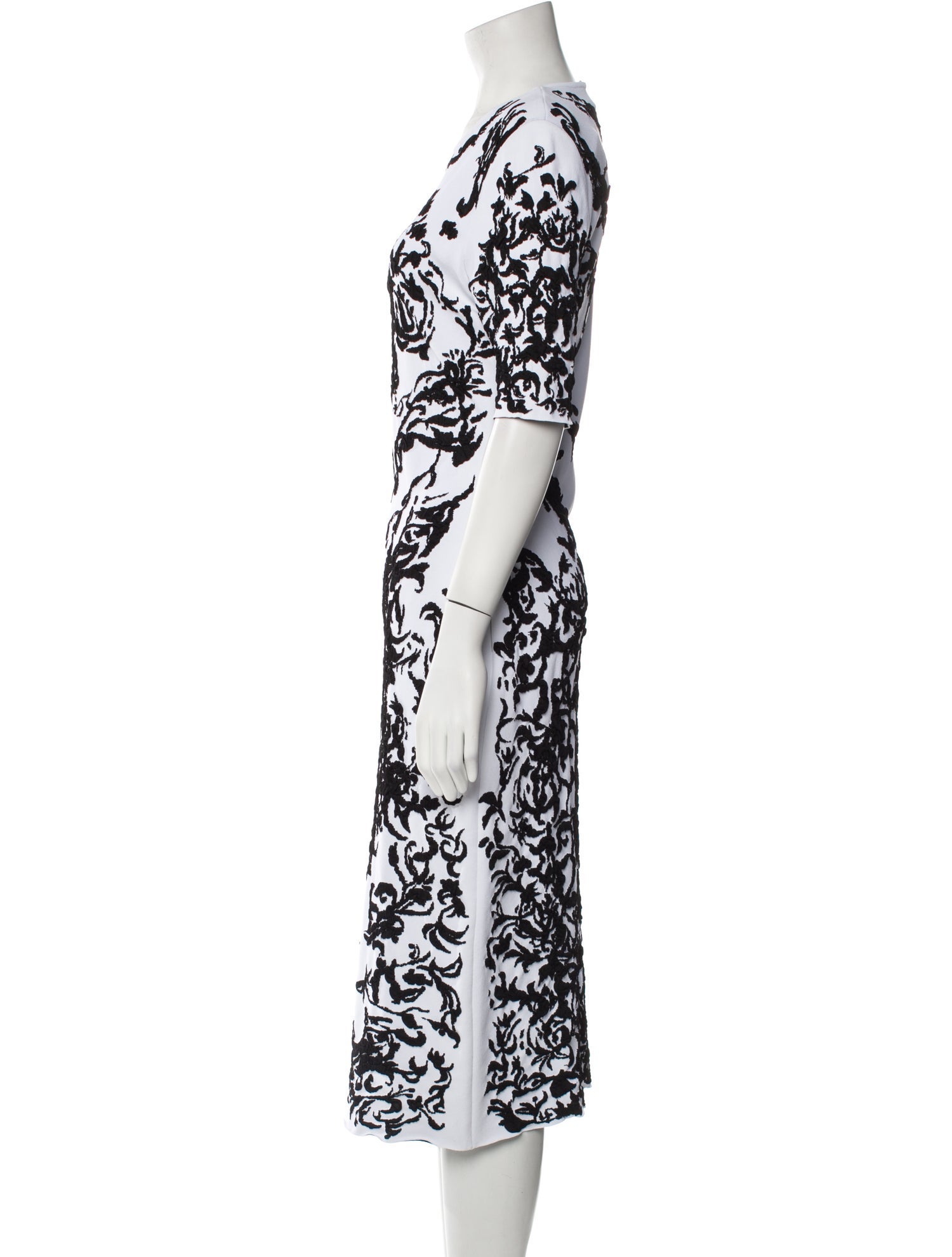 Alaïa Printed Midi Length Dress