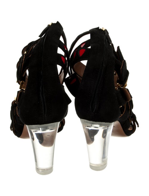 Alaïa Suede Gladiator Sandals