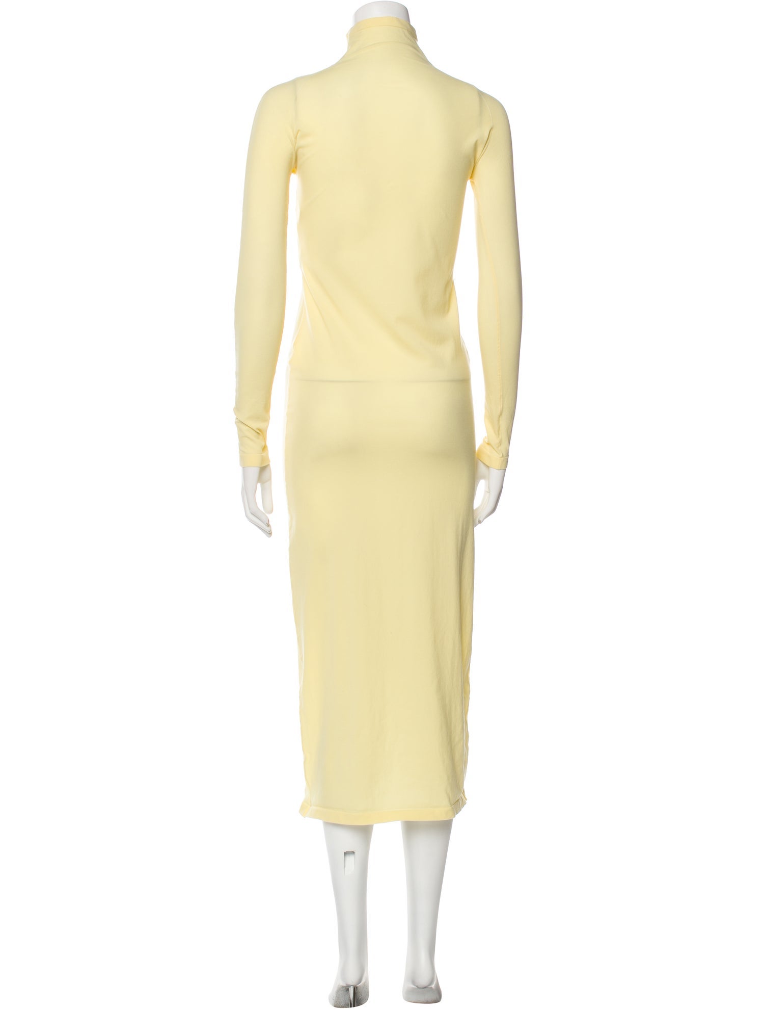 Alaïa Mock Neck Long Dress