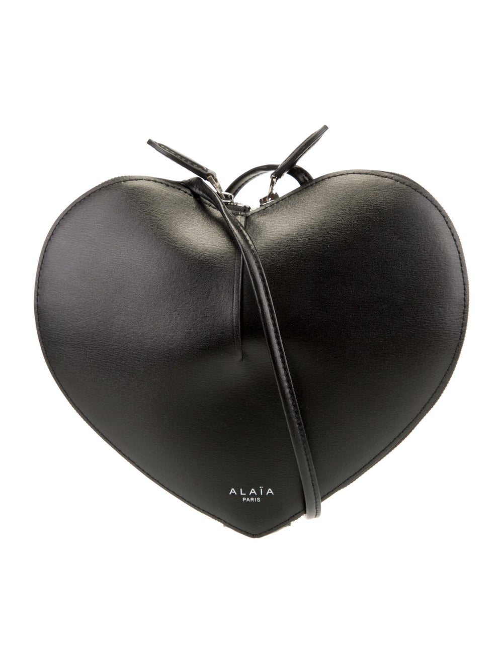 Alaïa Leather Minaudière Black Crossbody Bags, Handbags AL296449