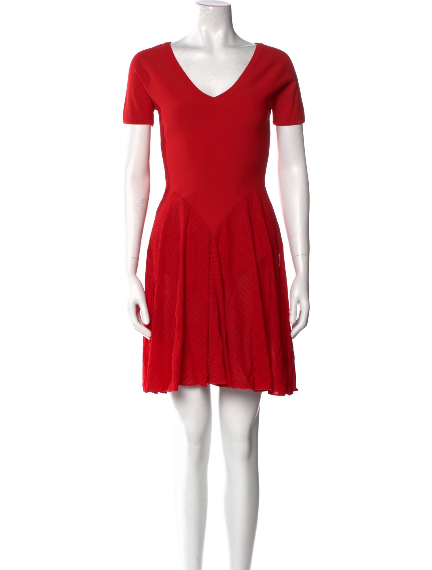Alaïa V-Neck Mini Dress w/ Tags