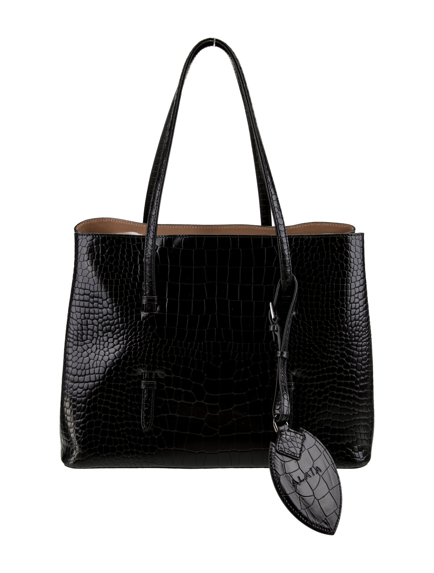 Alaïa Leather Tote - Black Totes, Handbags - AL296780 | The