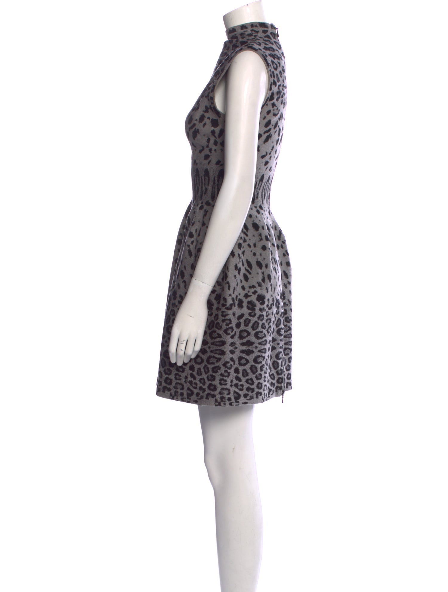Alaïa Animal Print Mini Dress