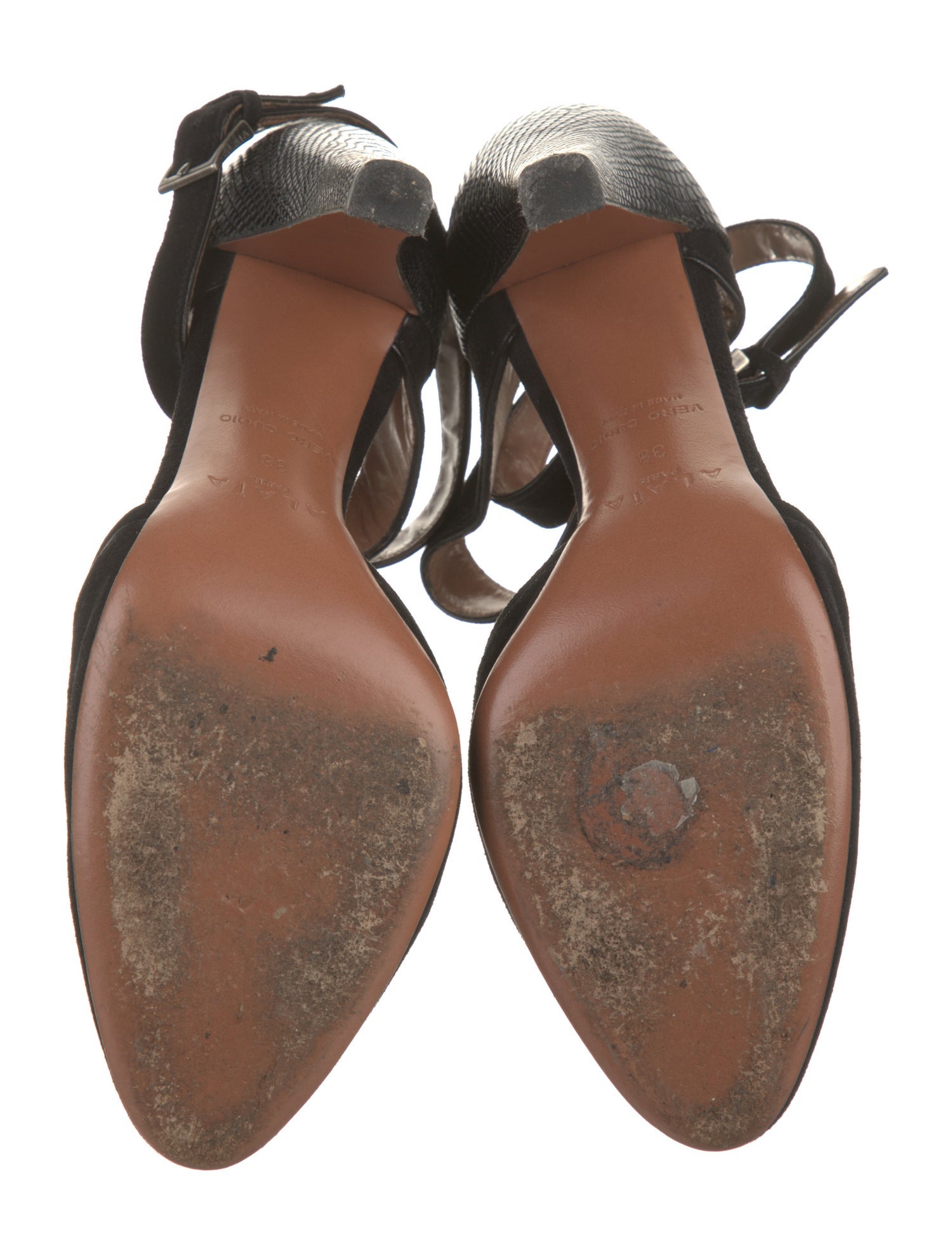 Alaïa Suede D'Orsay Pumps