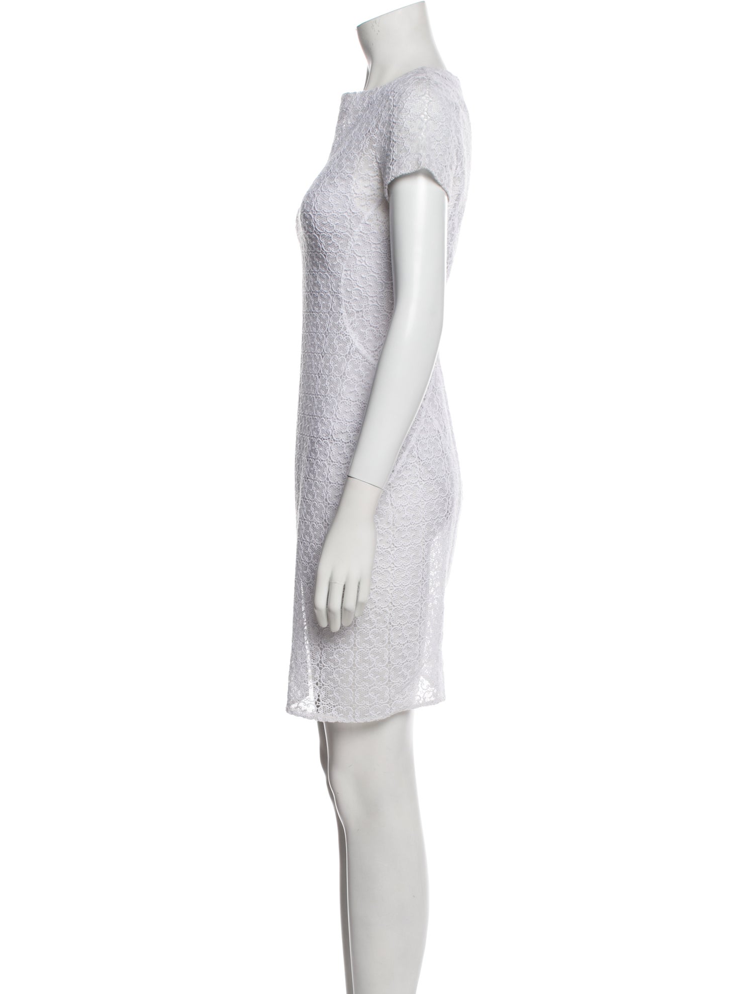 Alaïa Bateau Neckline Mini Dress