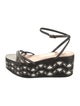 Alaïa Leather Studded Accents Sandals