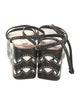 Alaïa Leather Studded Accents Sandals