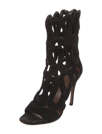 Alaïa Suede Sandals