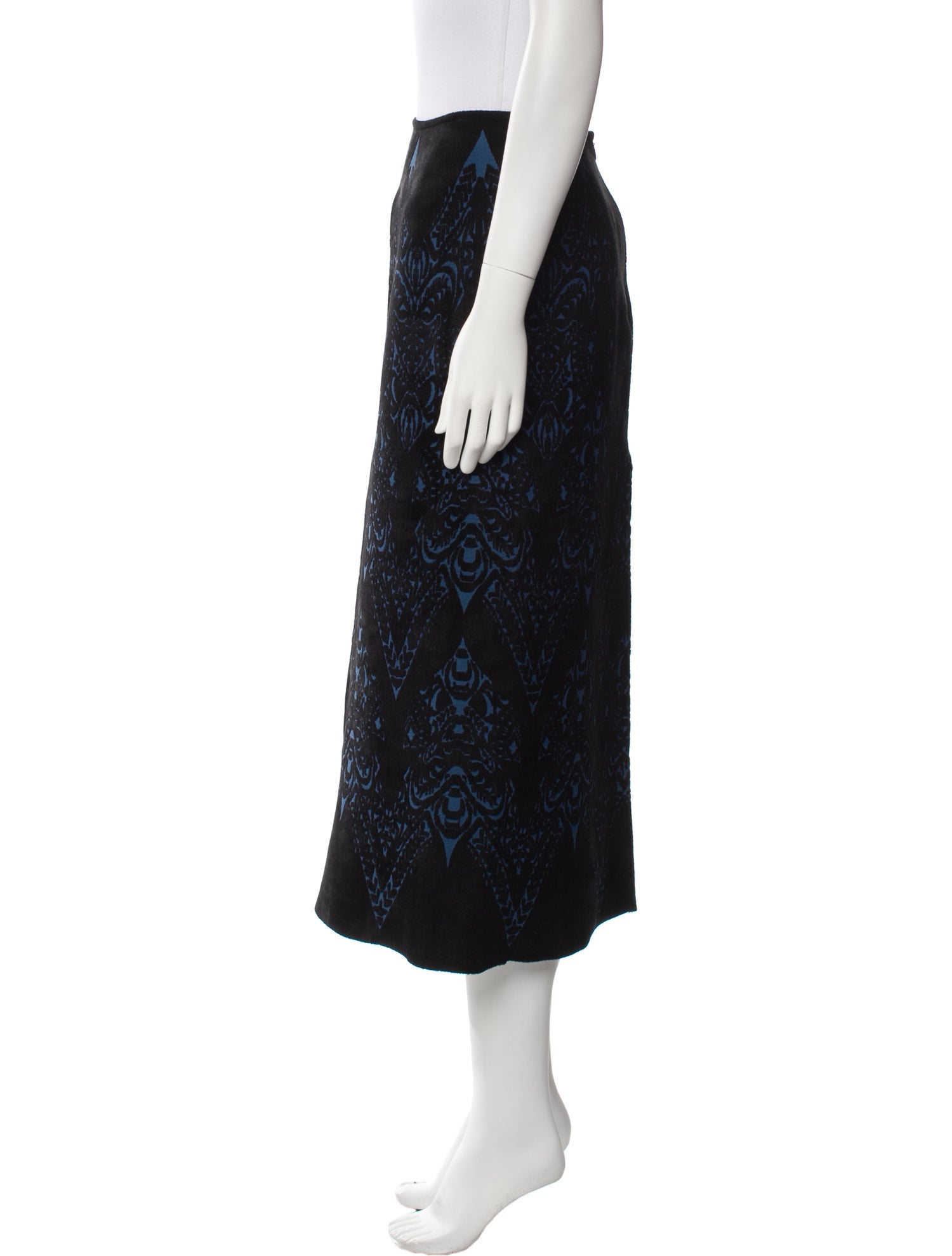 Alaïa Printed Midi Length Skirt