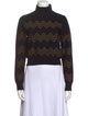 Alaïa Printed Turtleneck Sweater
