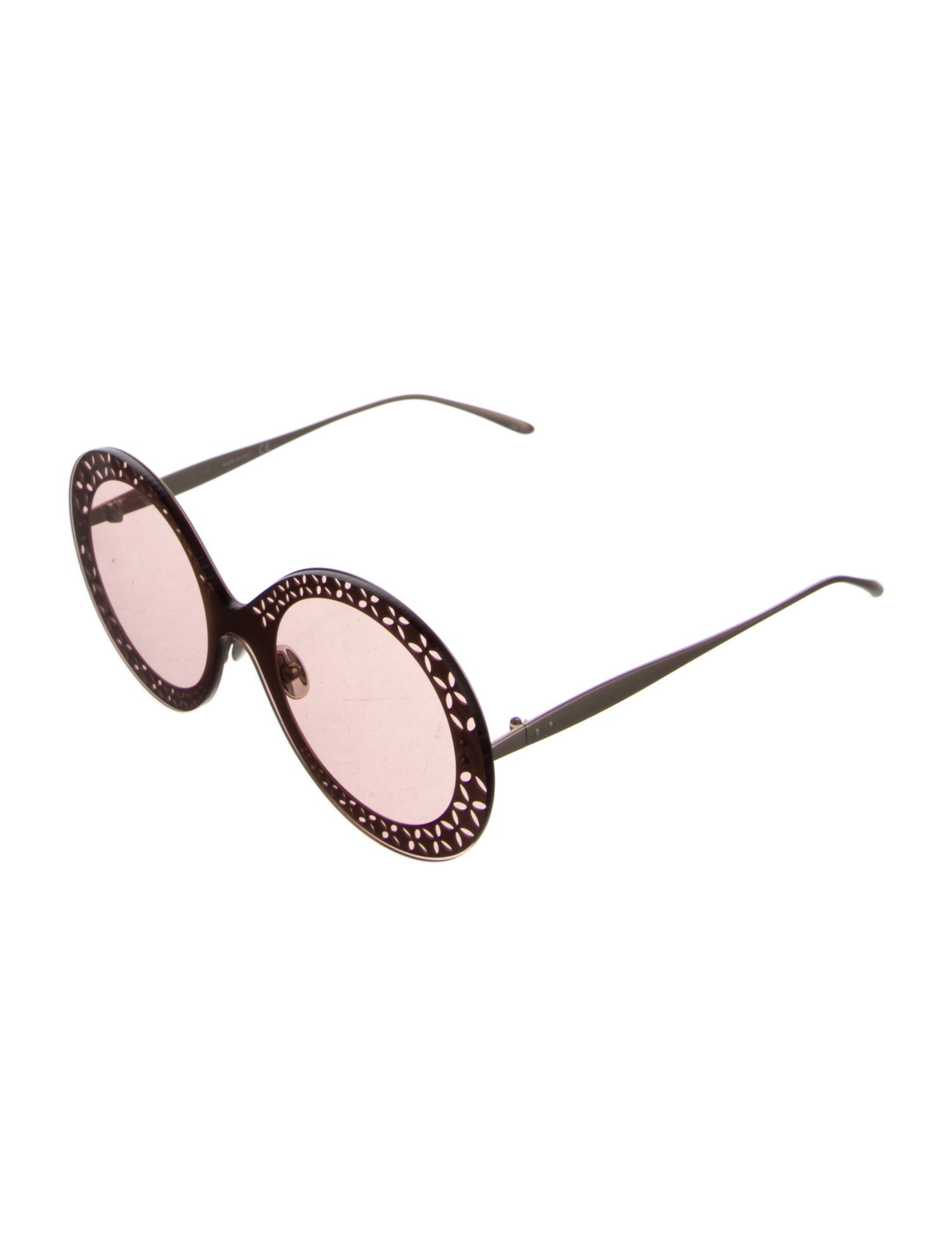 Alaïa Round Tinted Sunglasses