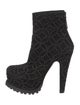 Alaïa Suede Studded Accents Boots