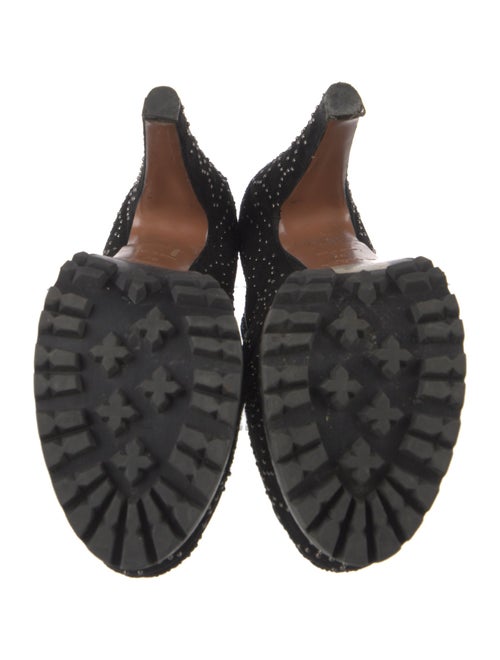 Alaïa Suede Studded Accents Boots