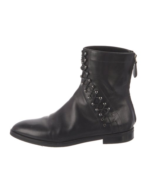 Alaïa Leather Combat Boots