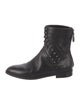 Alaïa Leather Combat Boots