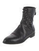 Alaïa Leather Combat Boots