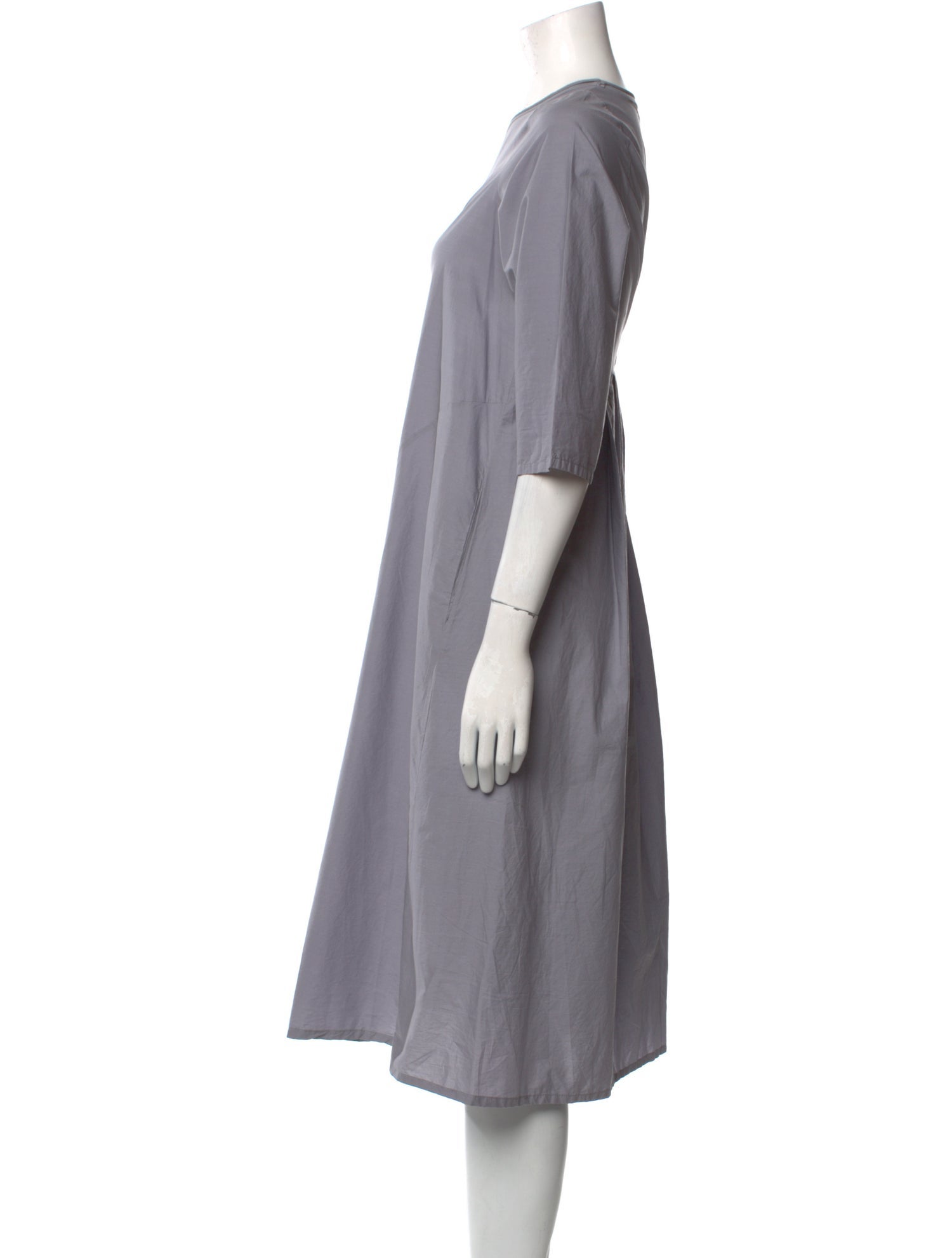 LABO.ART Bateau Neckline Midi Length Dress