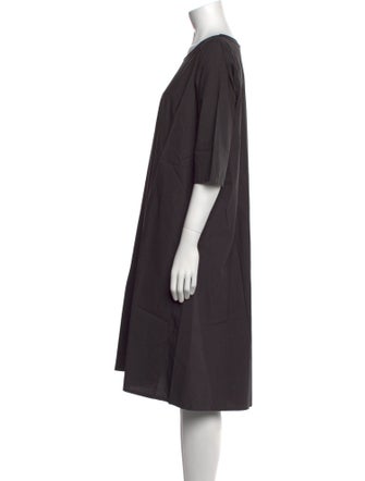 LABO.ART Scoop Neck Knee-Length Dress