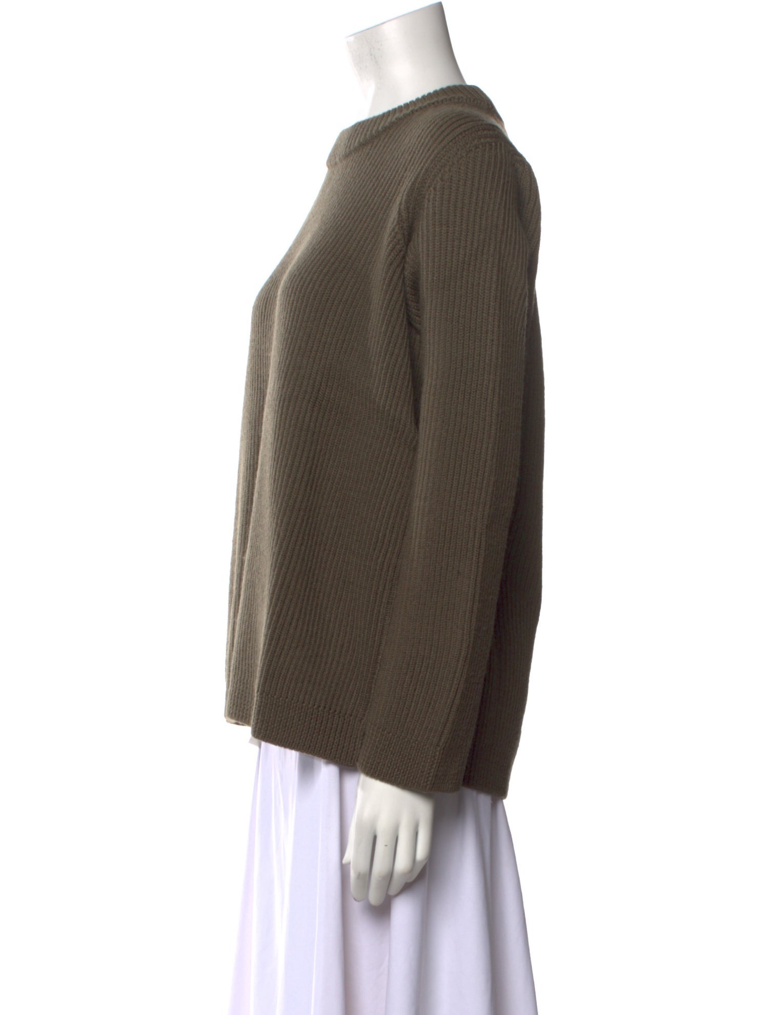 LABO.ART Virgin Wool Bateau Neckline Sweater w/ Tags