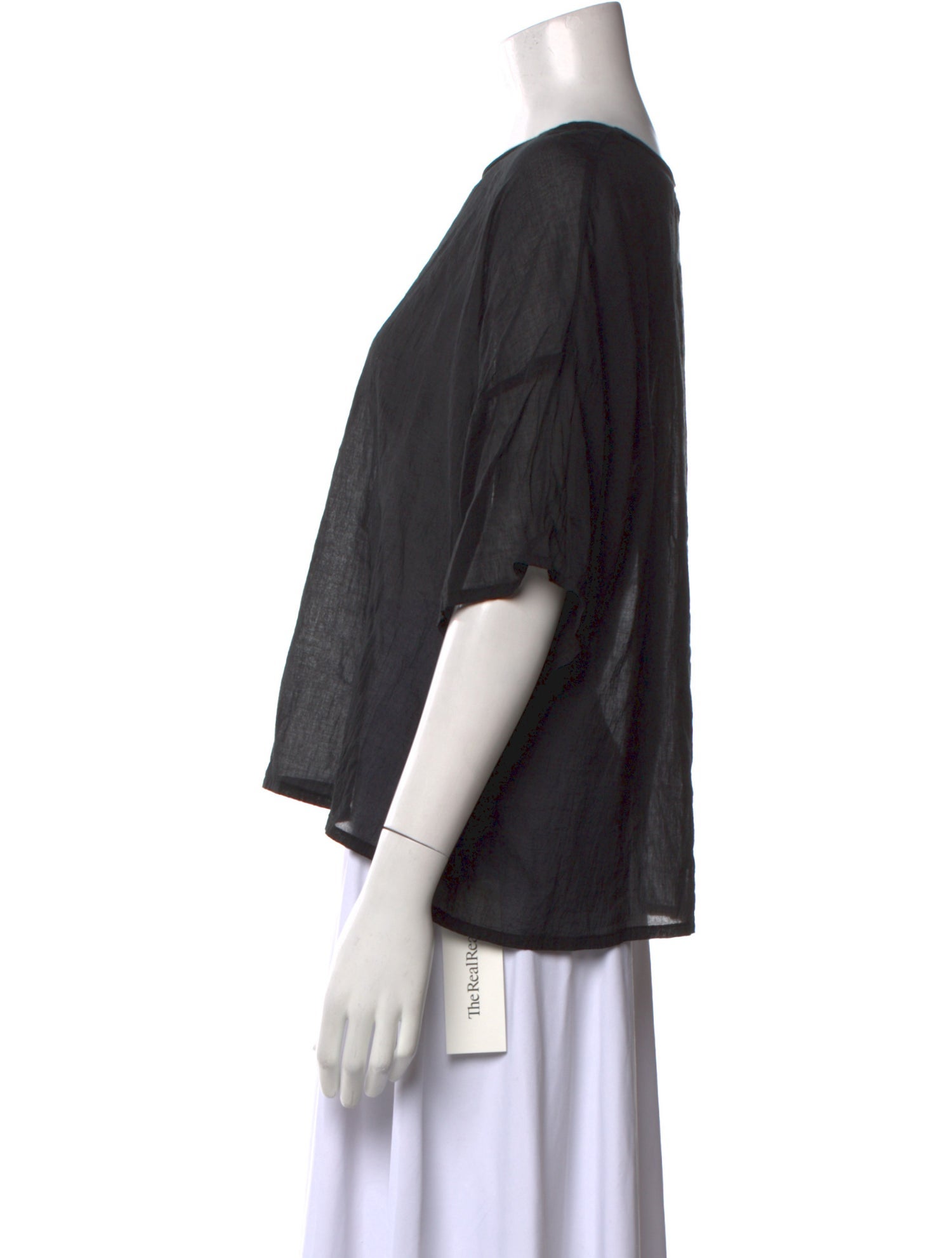 LABO.ART Crew Neck Three-Quarter Sleeve T-Shirt