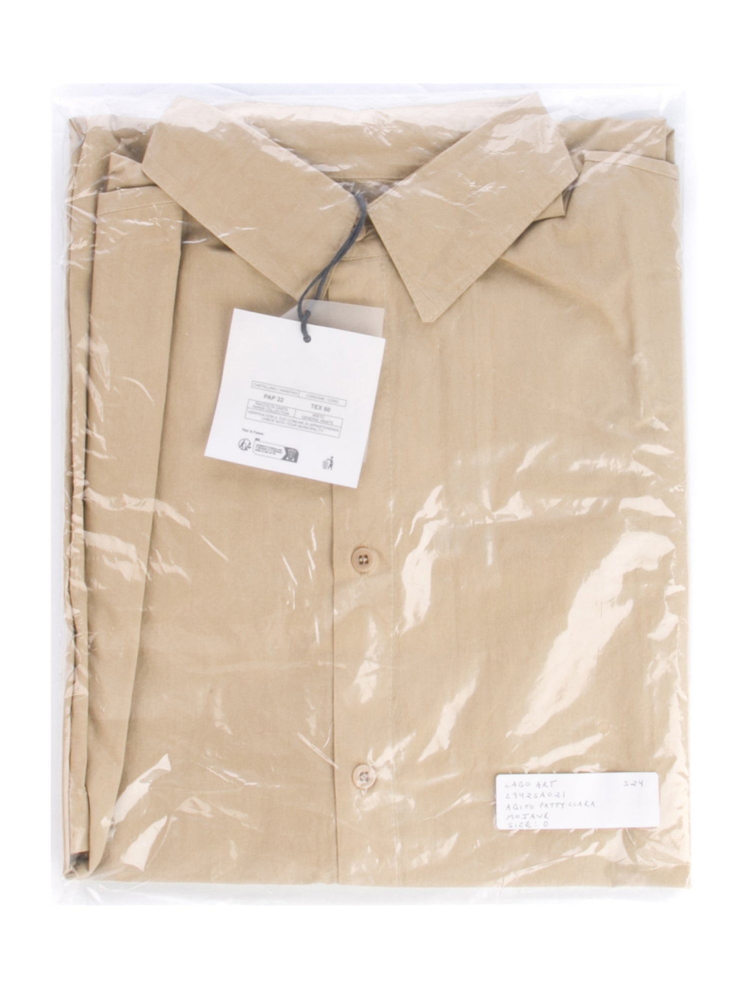 LABO.ART Long Sleeve Button-Up Top w/ Tags