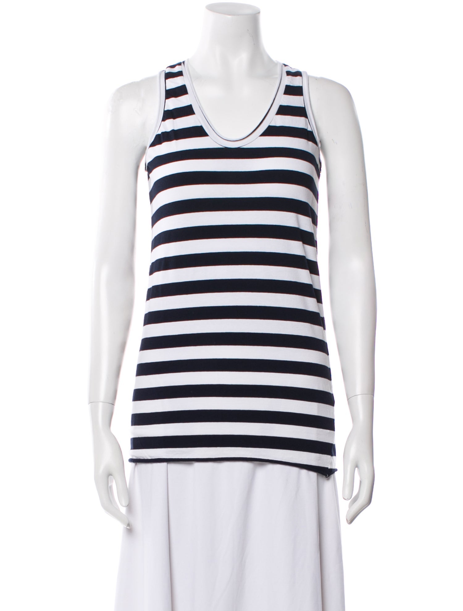 LABO.ART Striped Scoop Neck Top w/ Tags