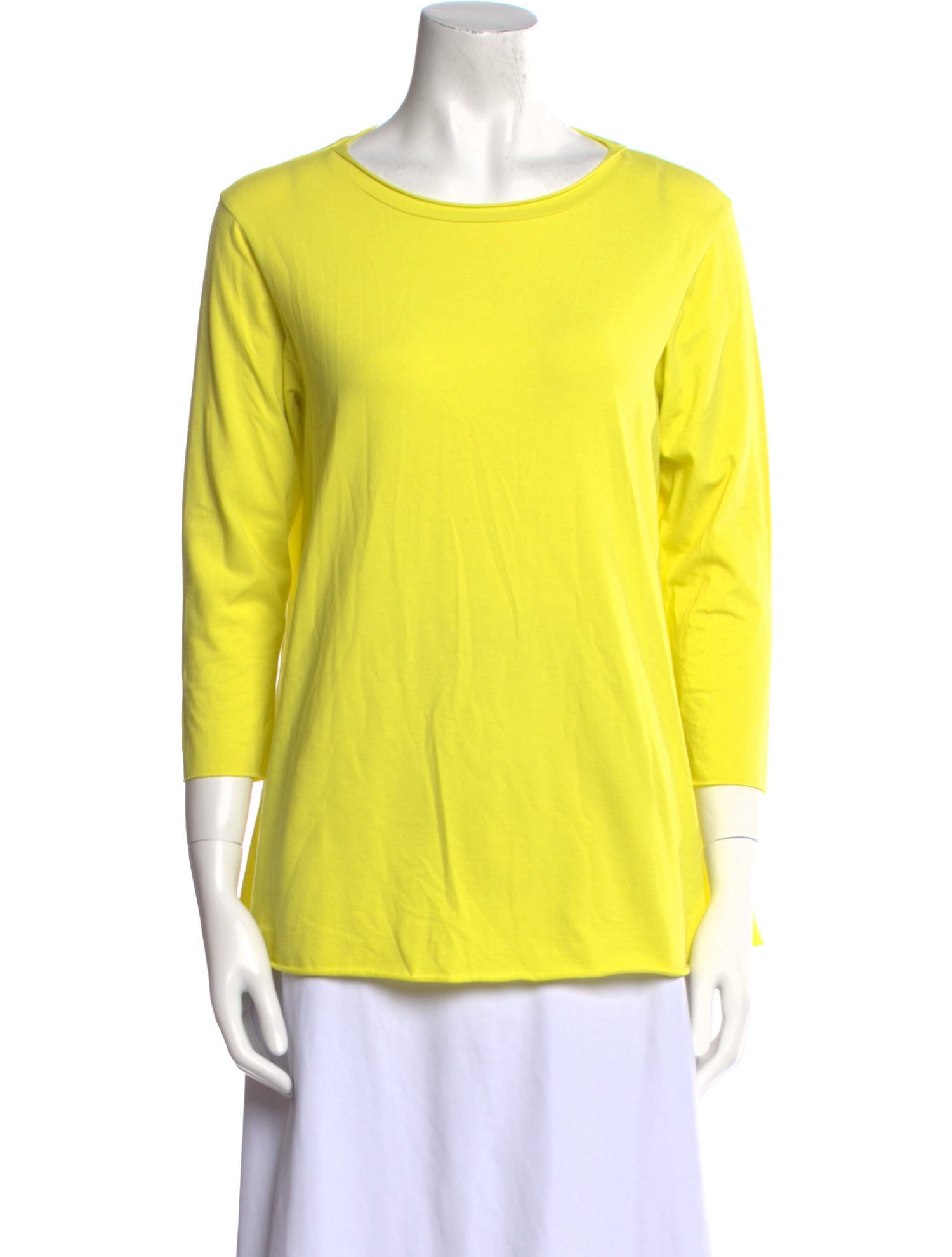 LABO.ART Scoop Neck Three-Quarter Sleeve T-Shirt