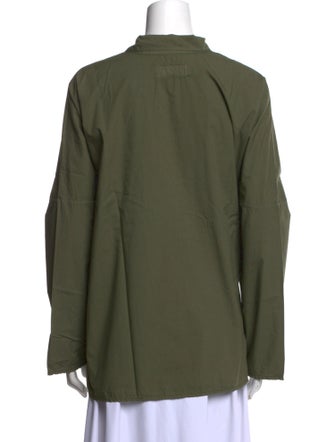 LABO.ART Long Sleeve Button-Up Top