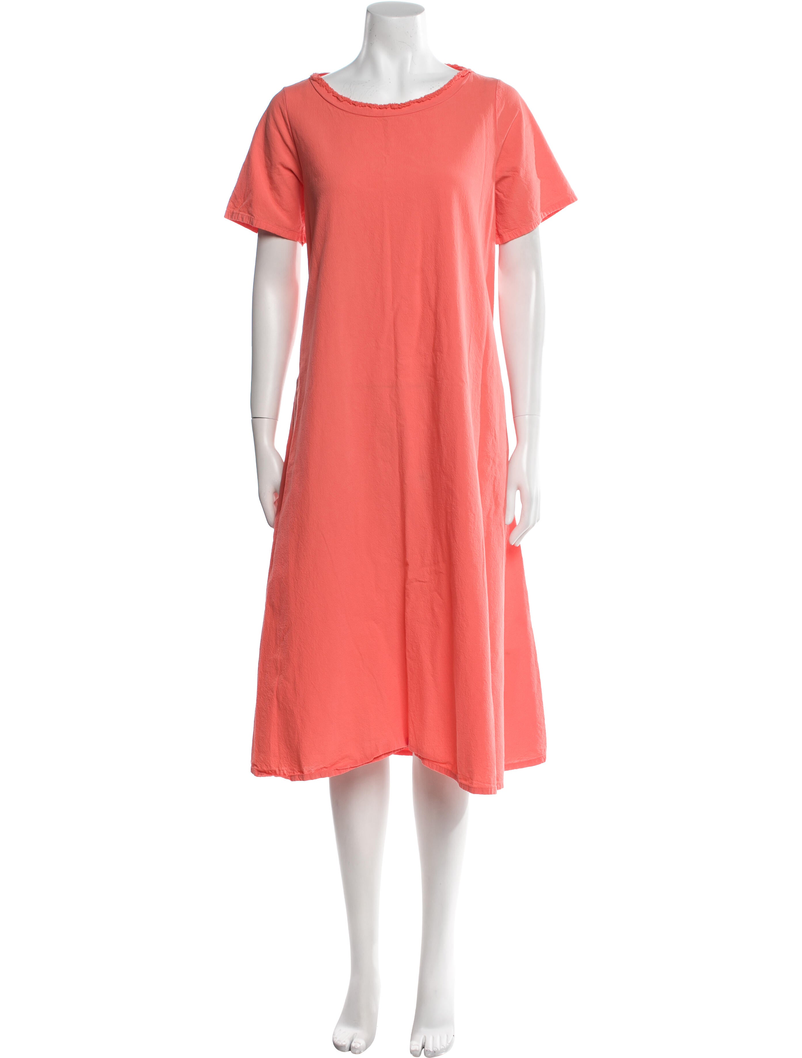 LABO.ART Scoop Neck Midi Length Dress