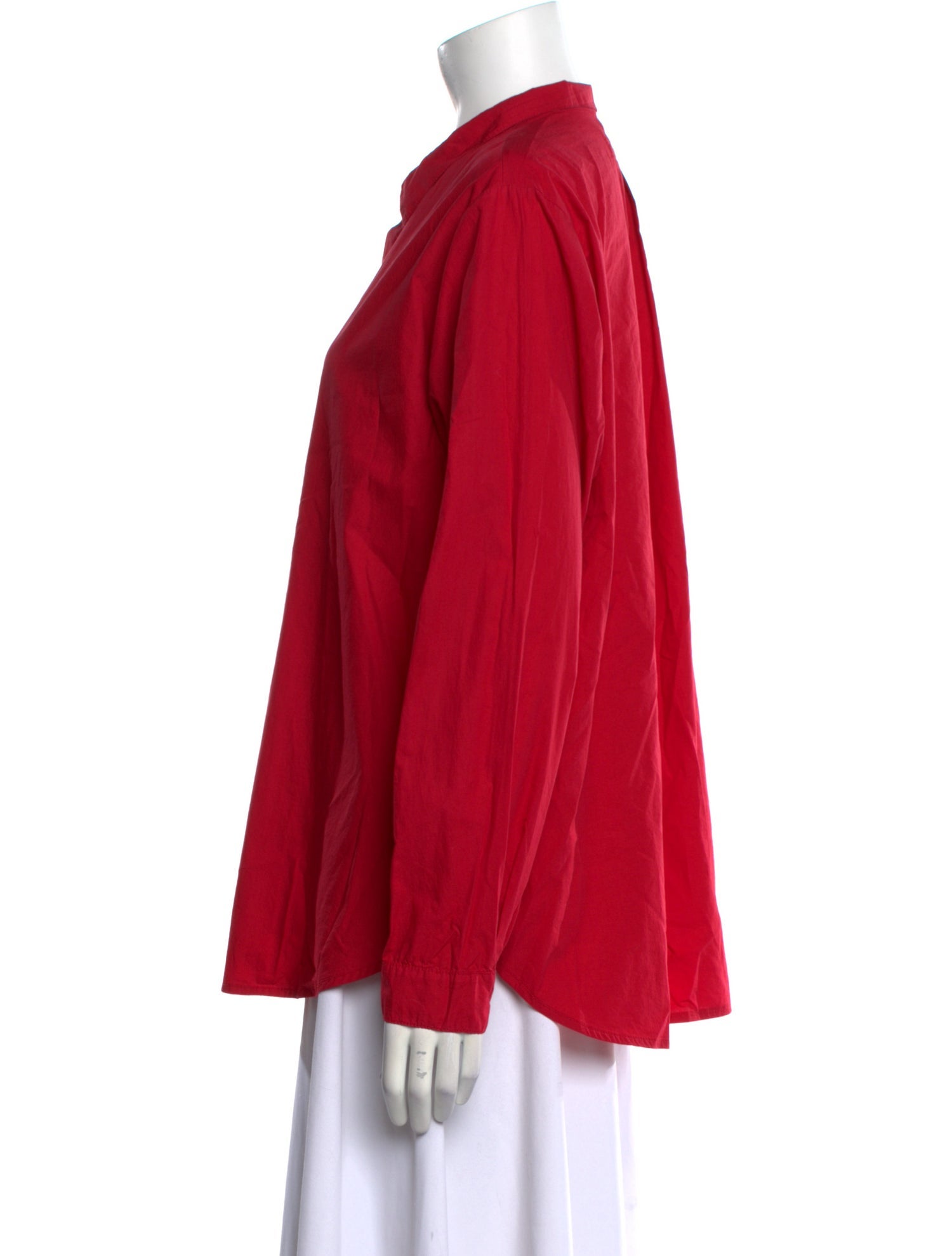 LABO.ART Long Sleeve Button-Up Top