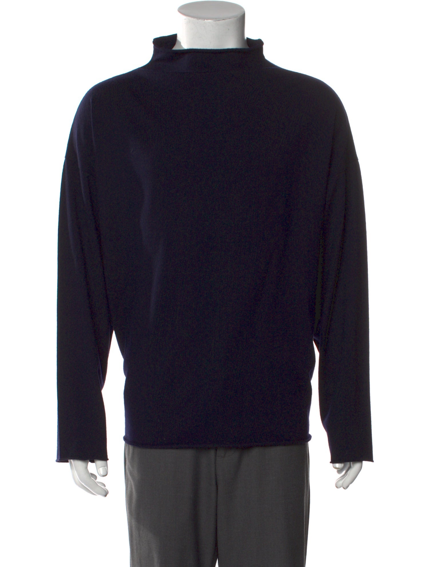 LABO.ART Wool Mock Neck Pullover
