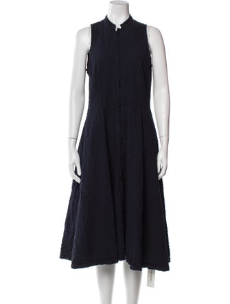 LABO.ART Mock Neck Midi Length Dress
