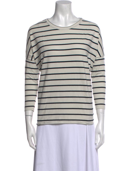 LABO.ART Striped Scoop Neck Top