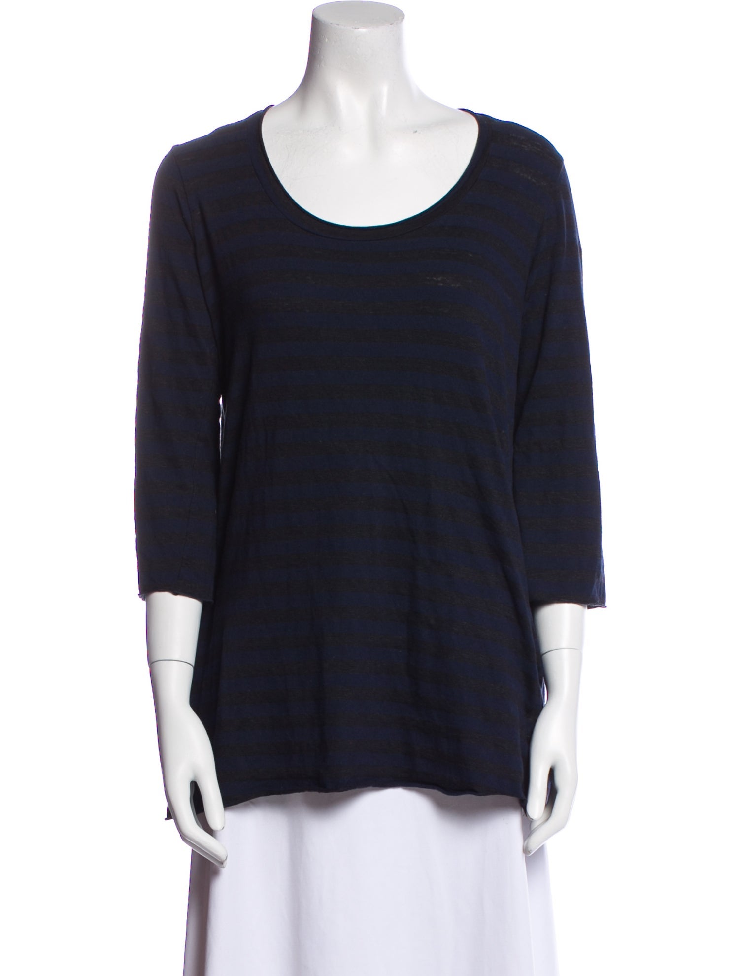 LABO.ART Scoop Neck Three-Quarter Sleeve T-Shirt