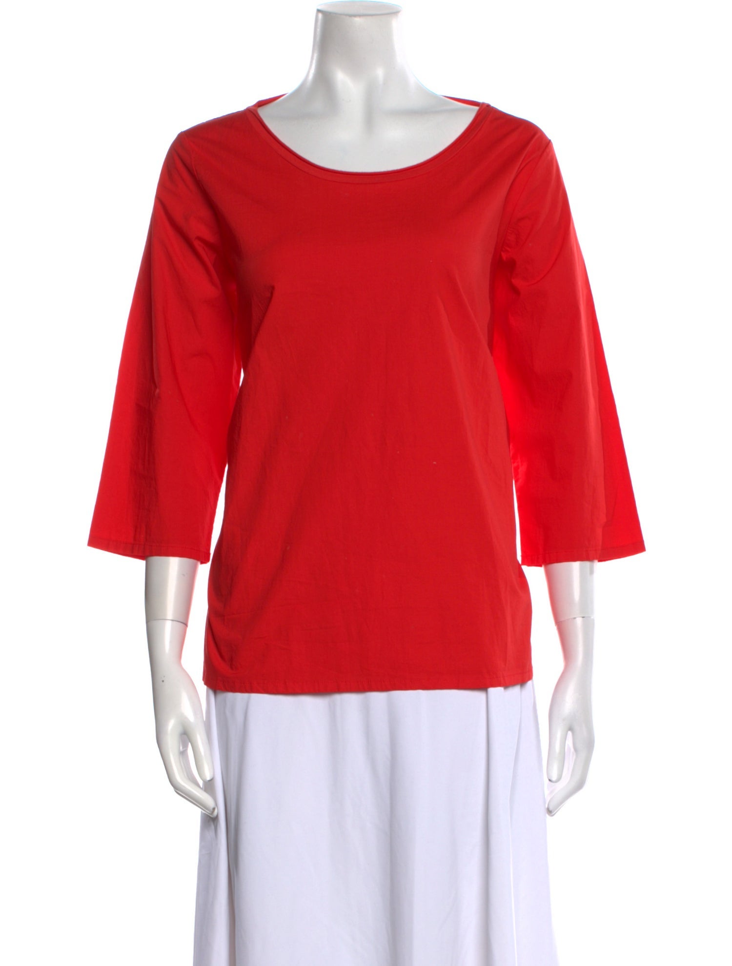 LABO.ART Scoop Neck Three-Quarter Sleeve T-Shirt