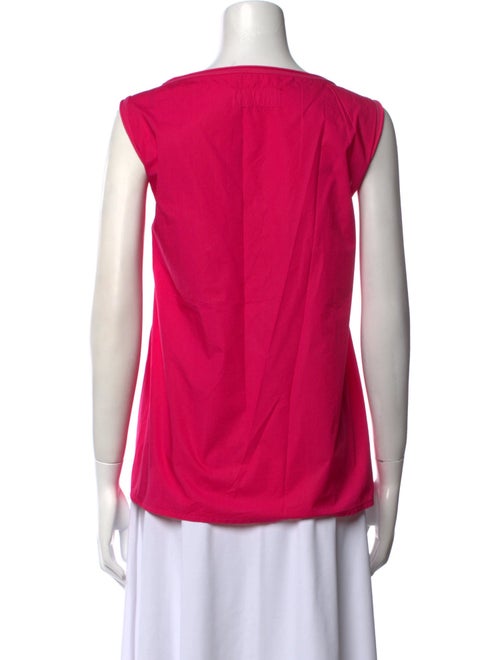 LABO.ART Bateau Neckline Sleeveless Top