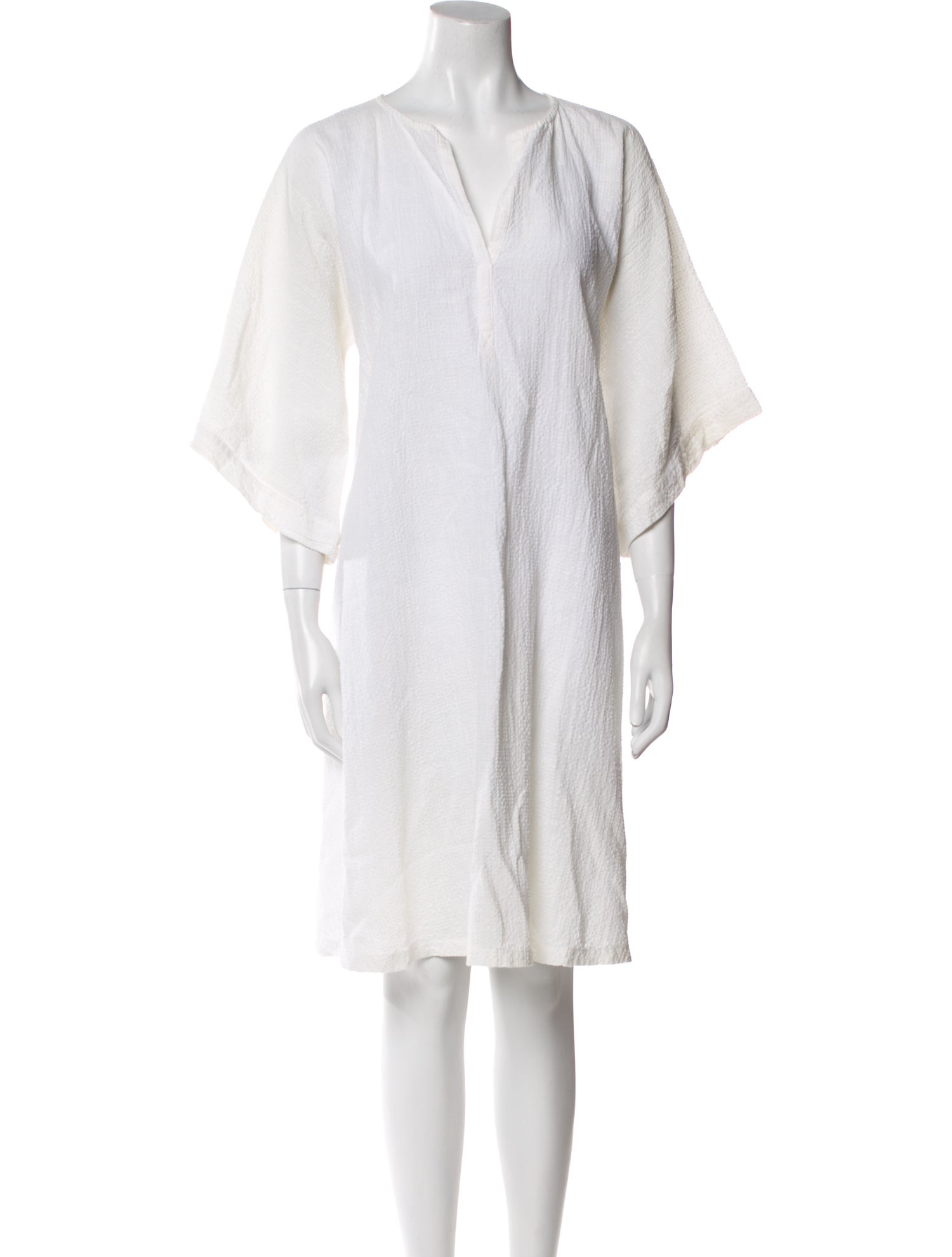 LABO.ART V-Neck Midi Length Dress