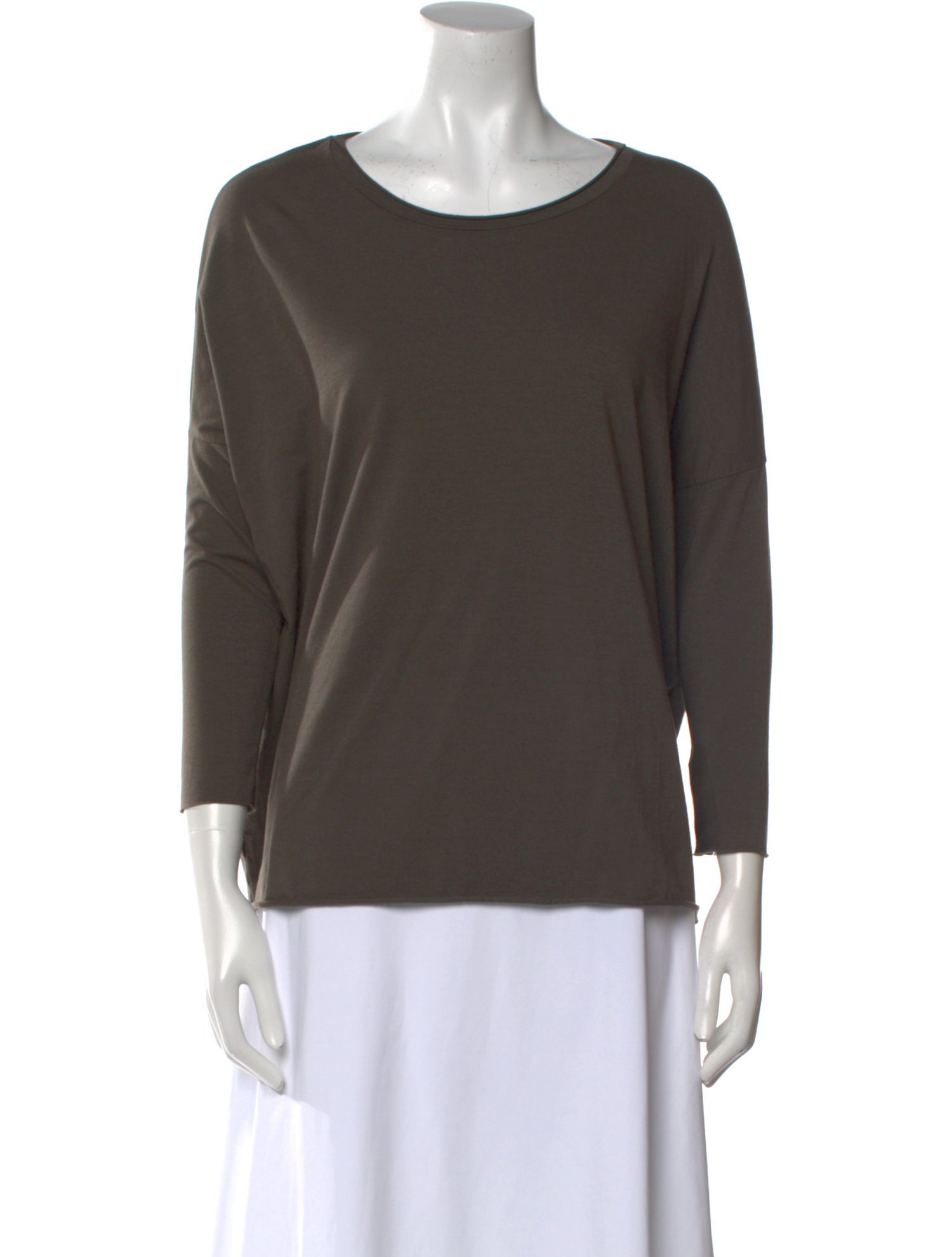 LABO.ART Scoop Neck Three-Quarter Sleeve Top w/ Tags