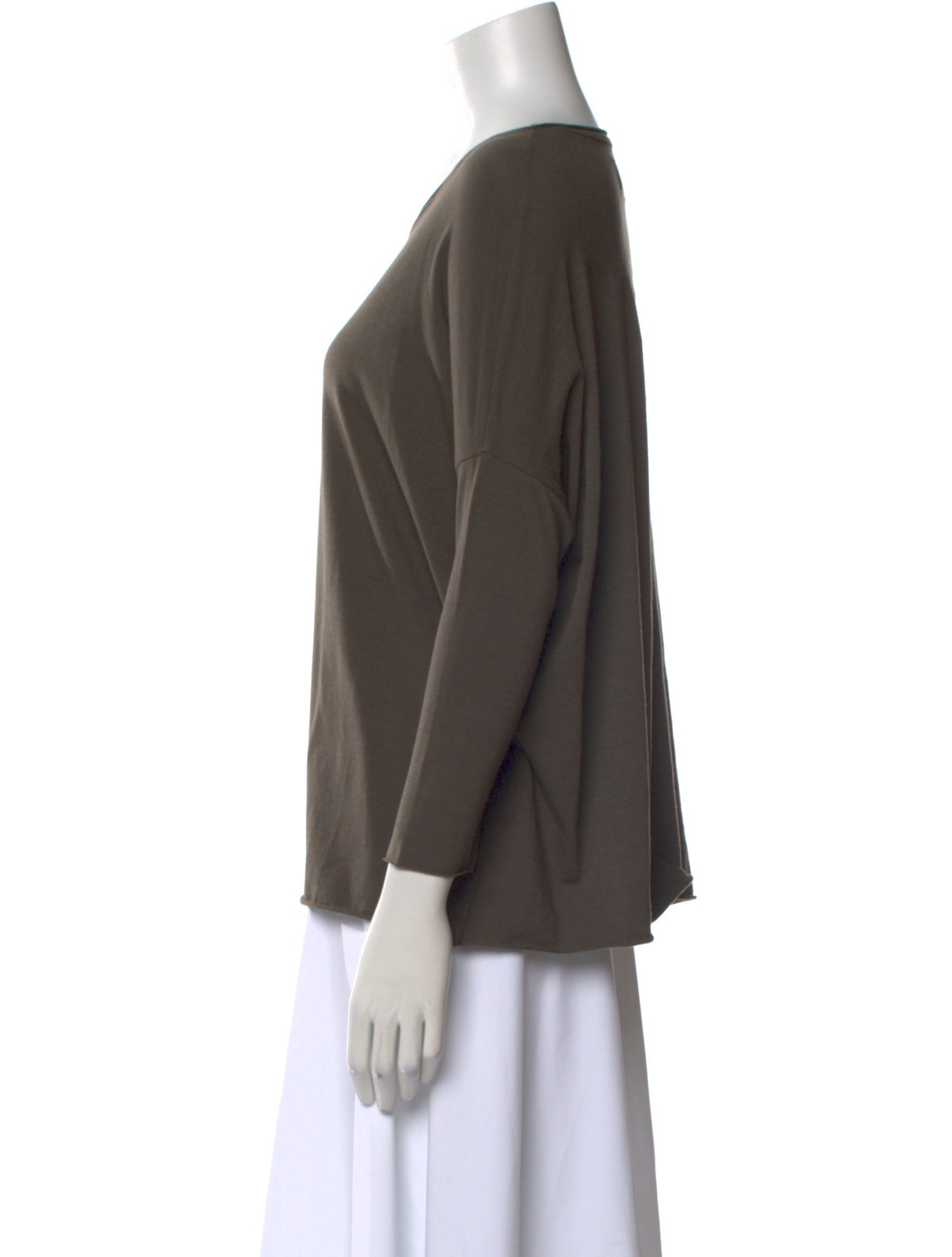 LABO.ART Scoop Neck Three-Quarter Sleeve Top w/ Tags