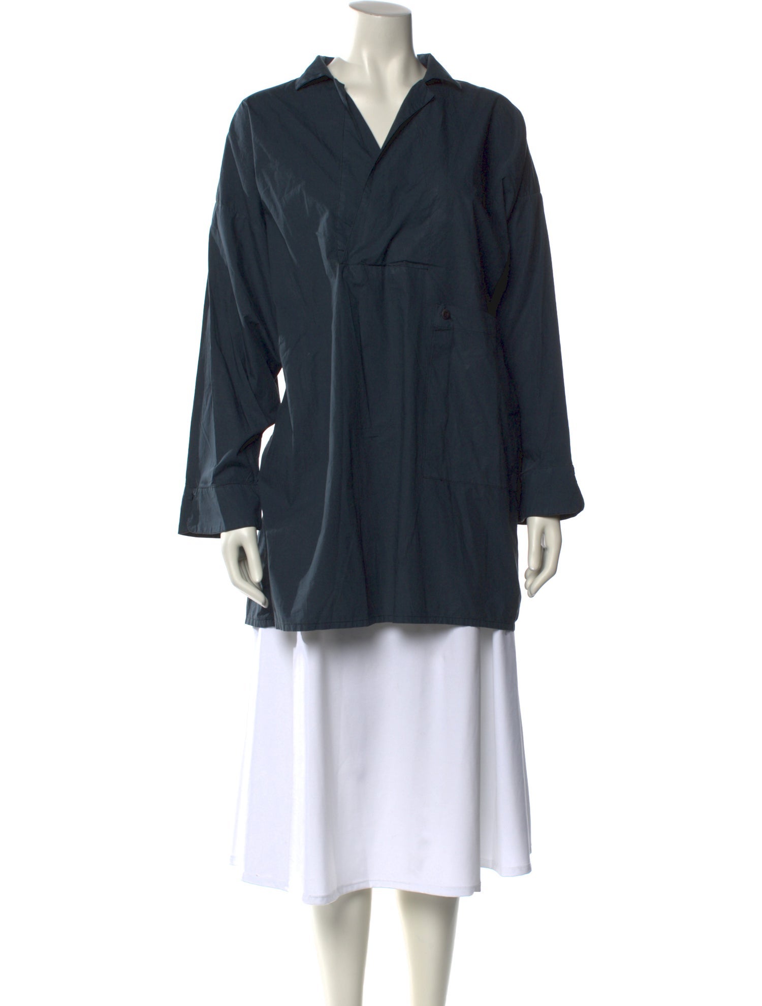 LABO.ART V-Neck Long Sleeve Tunic