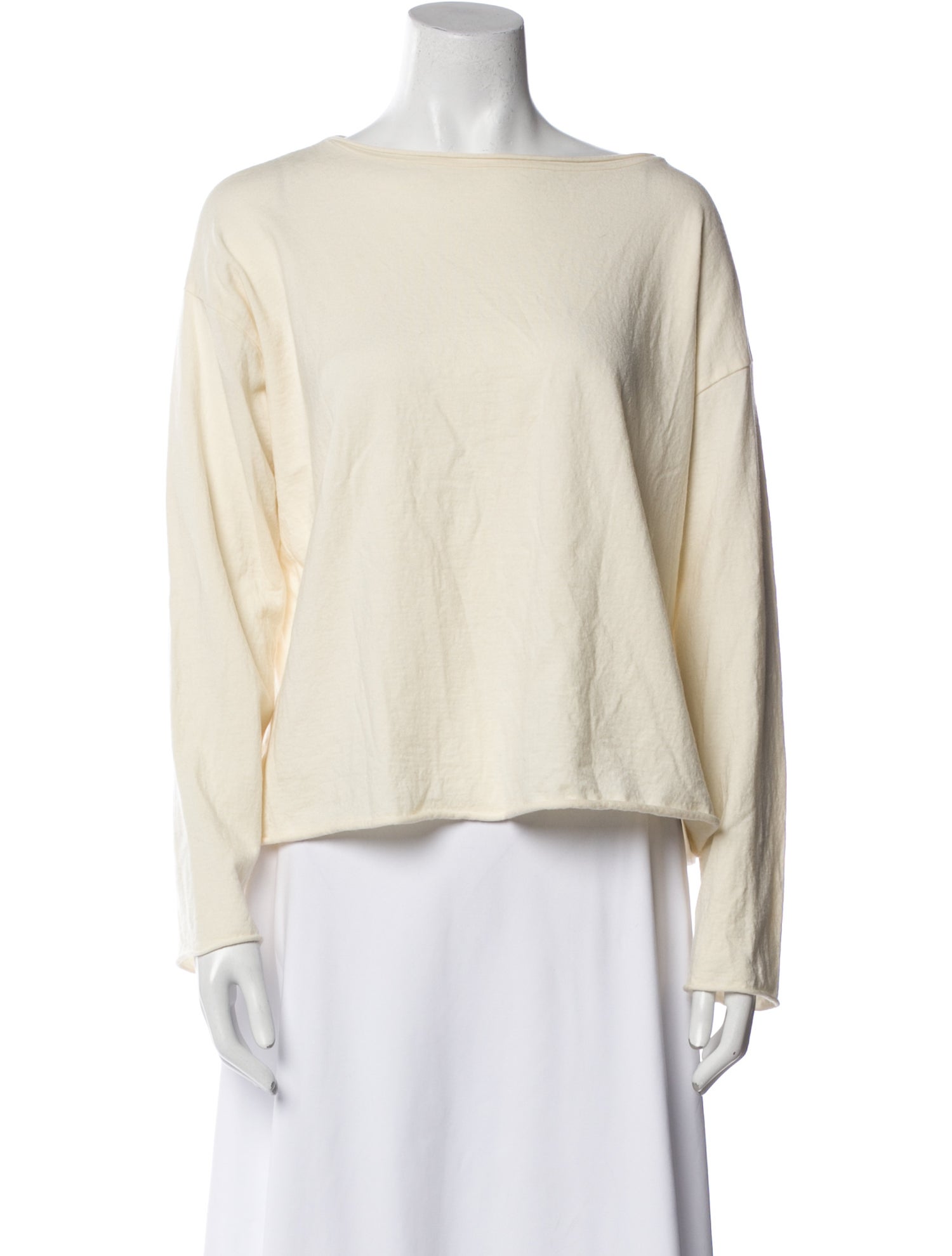 LABO.ART Wool Bateau Neckline Sweatshirt