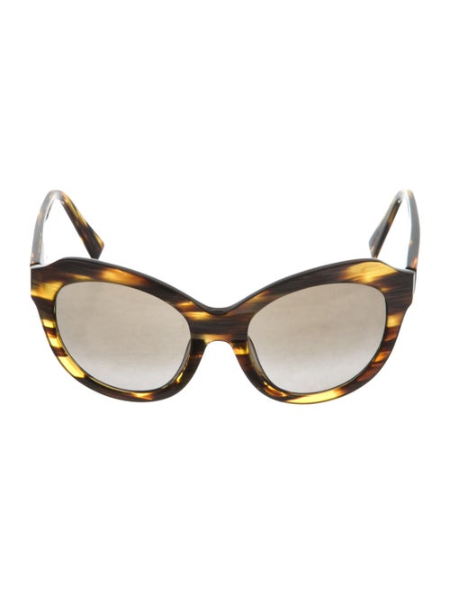 Alain Mikli Tortoiseshell Oversize Sunglasses